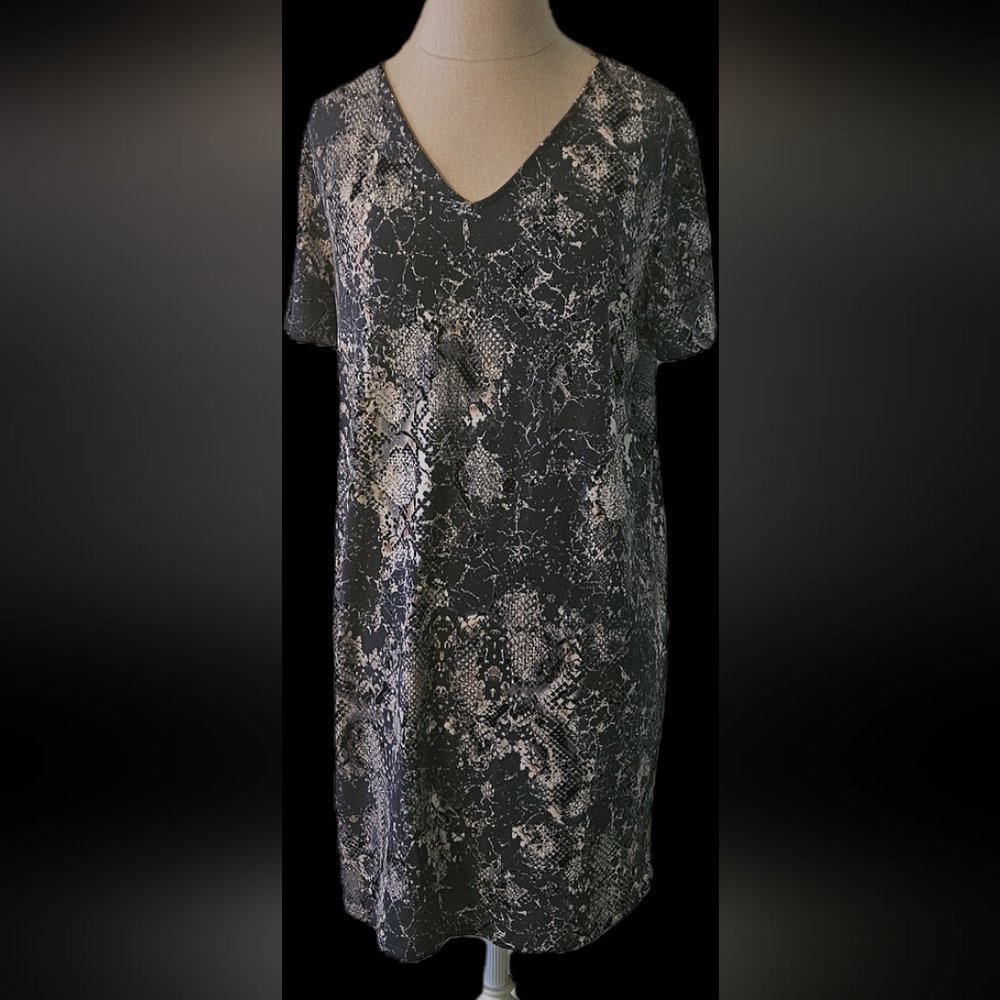 Christian Siriano Snake Print Dress